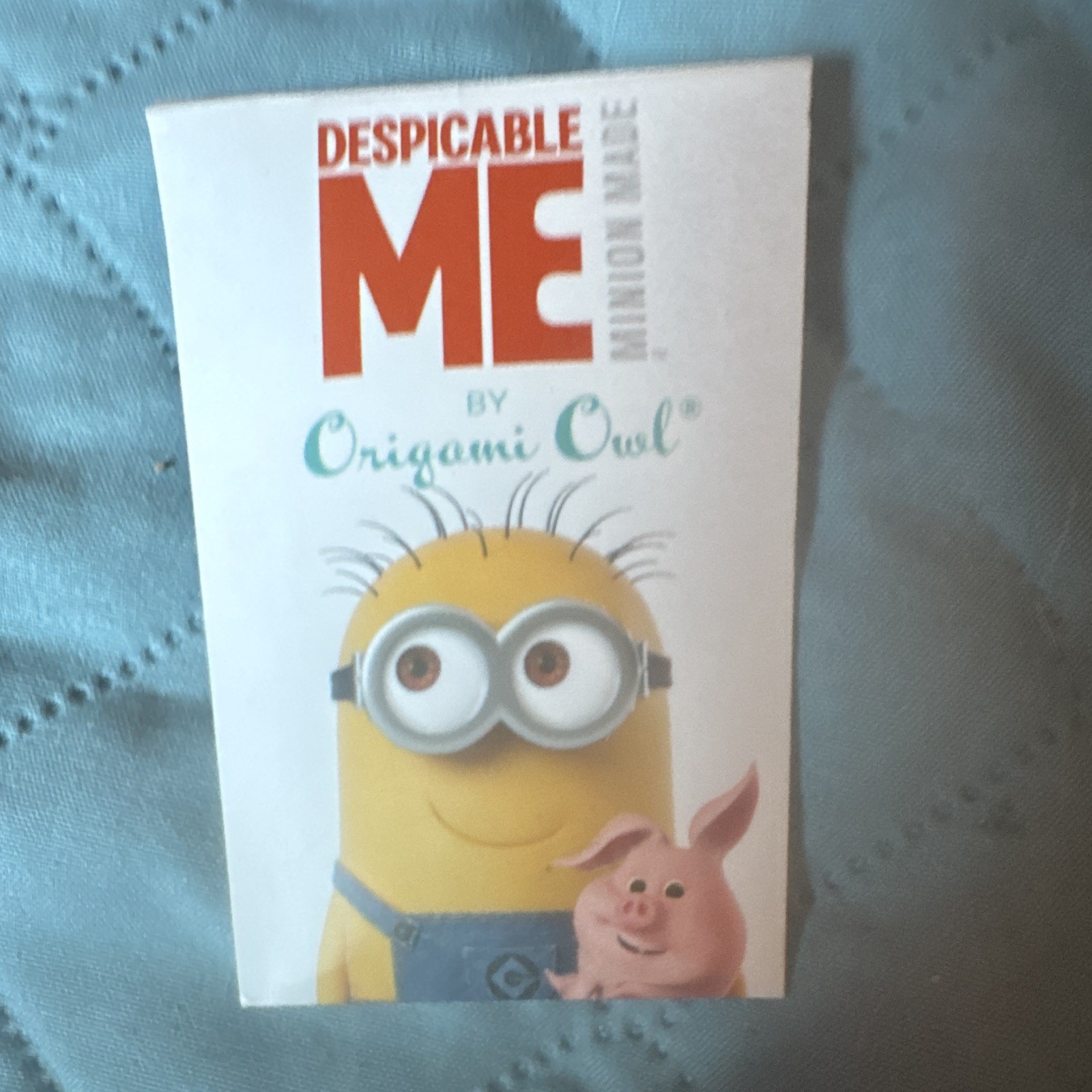 Origami Owl Despicable Me Minion Charm, Silver Tone Metal TV & Movie Character