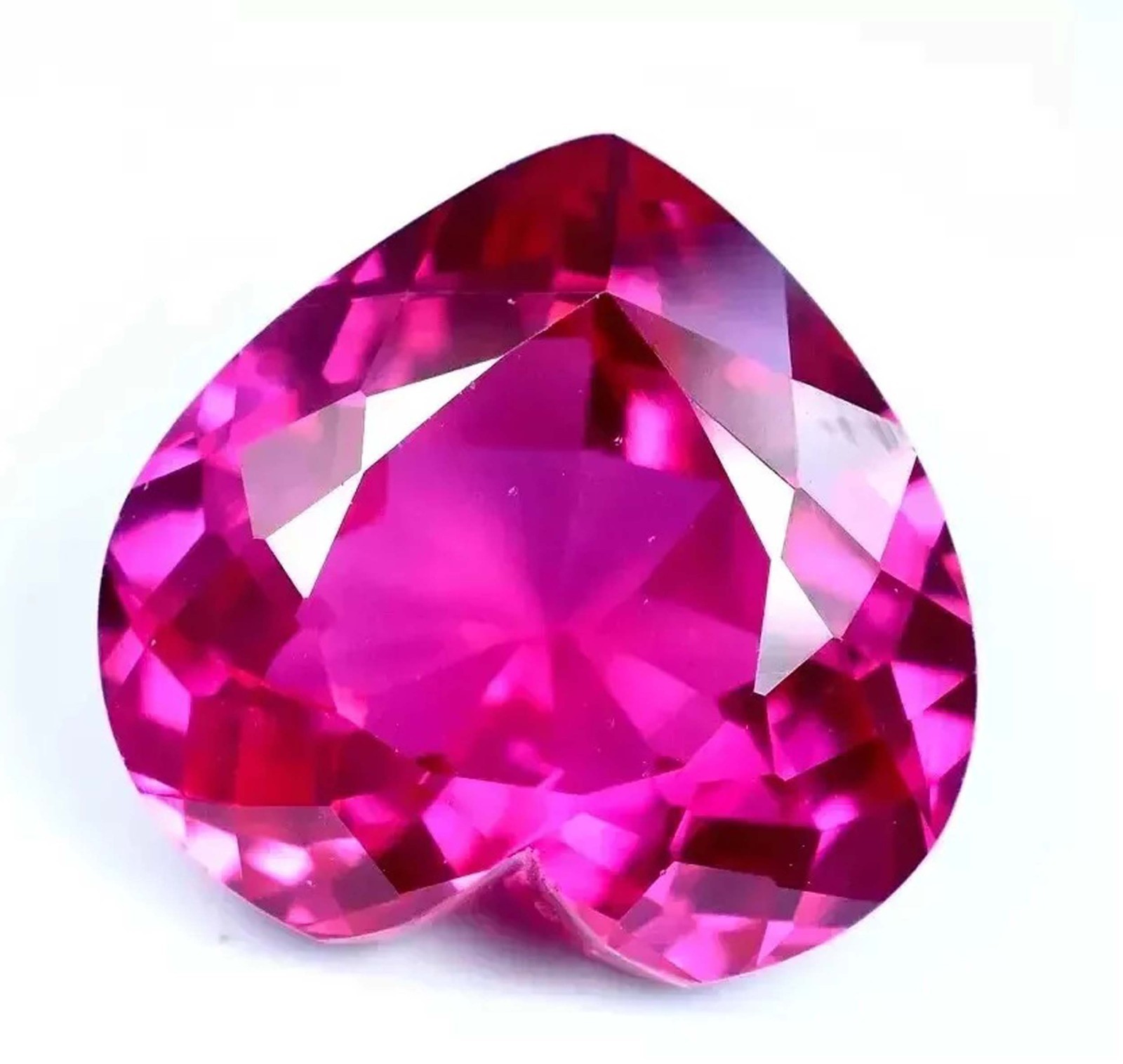 15.00 Carat Natural Pink Sapphire Heart Shap IGL Certified Loose Gemstone D26