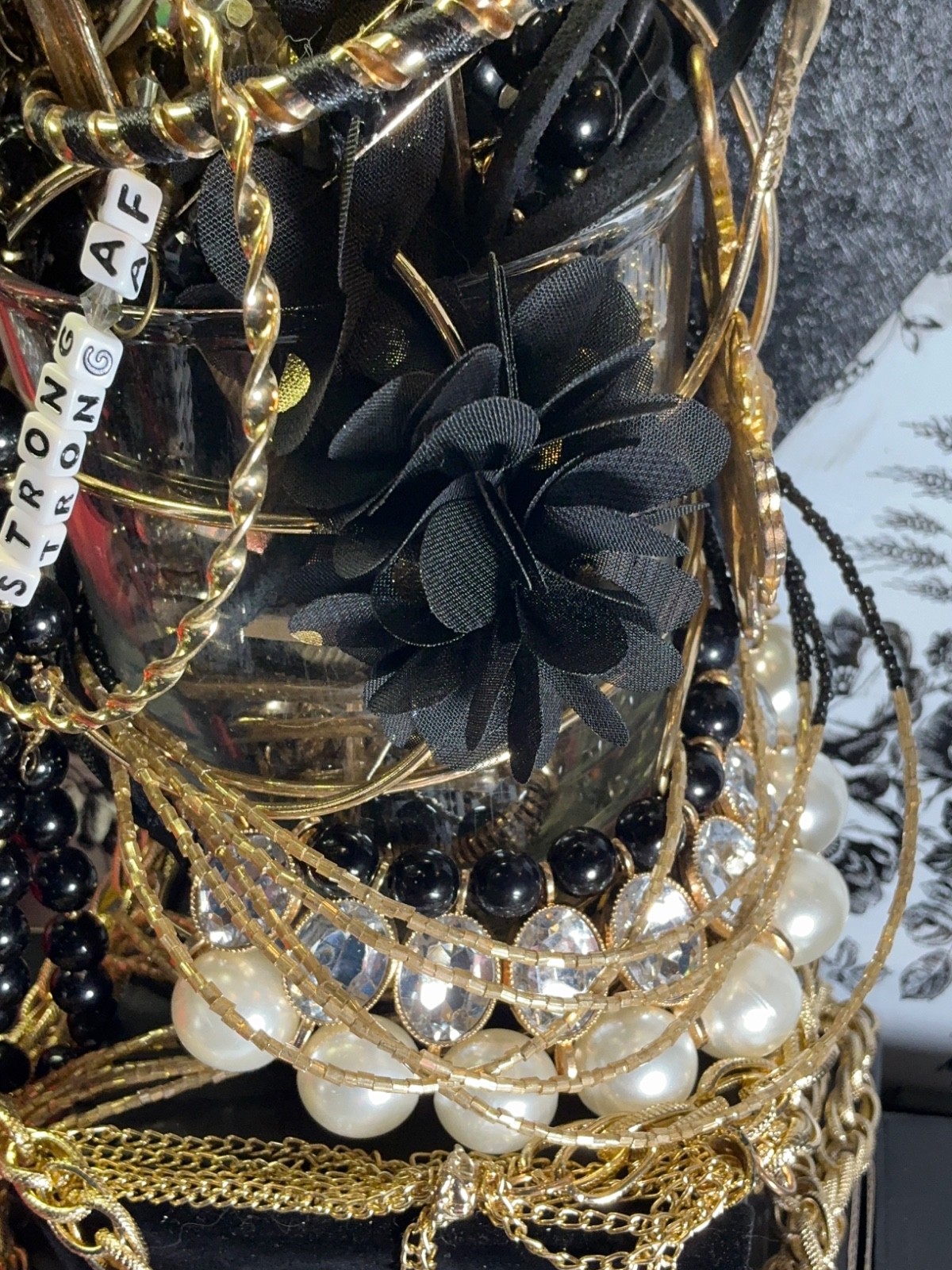 Curted Gothic Jewelry Jars, From Dark Romance- Biker Goth-You Pick