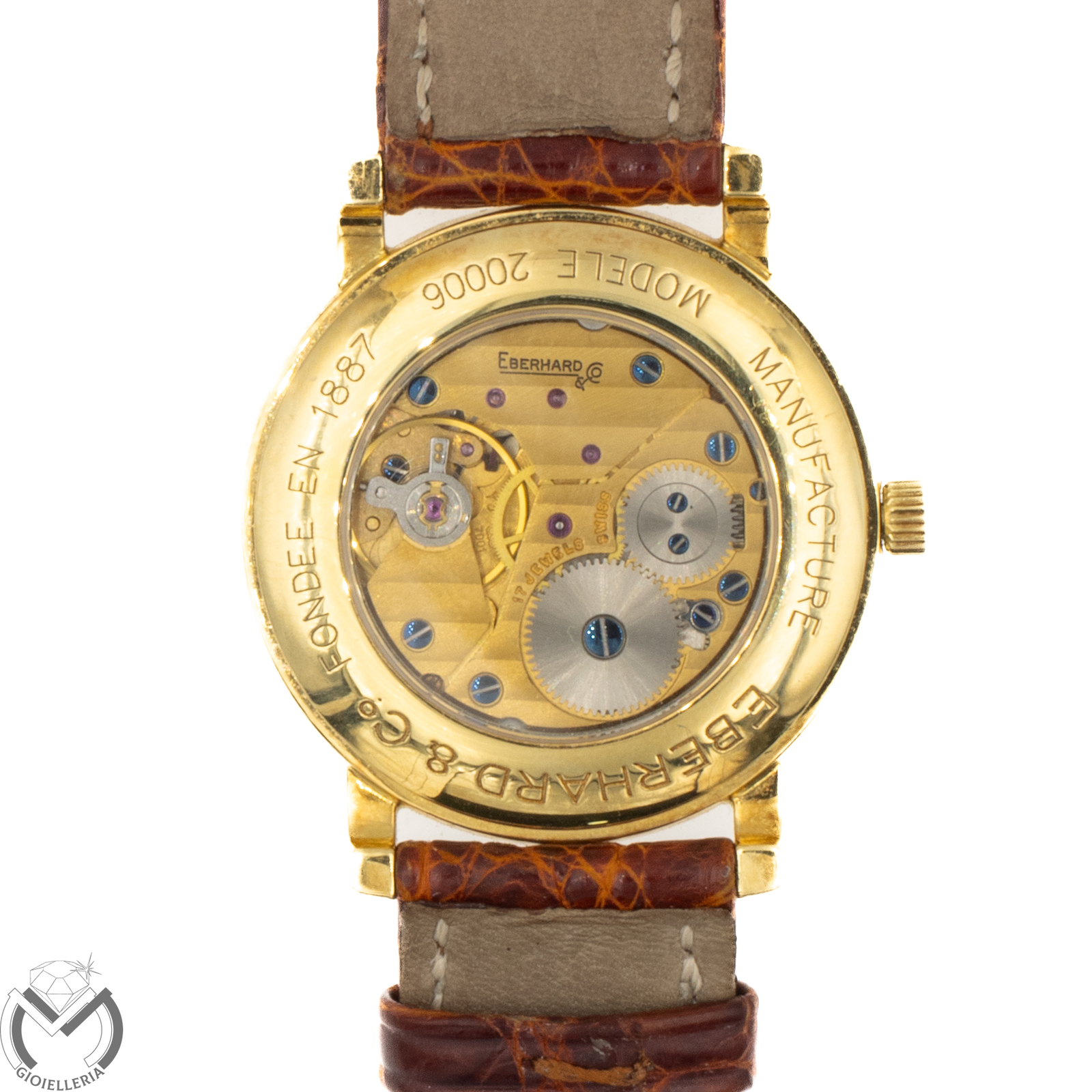 EBERHARD & CO. Watch 18K Gold 750 ETA 7001 Manual Wind Men’s 320VV23