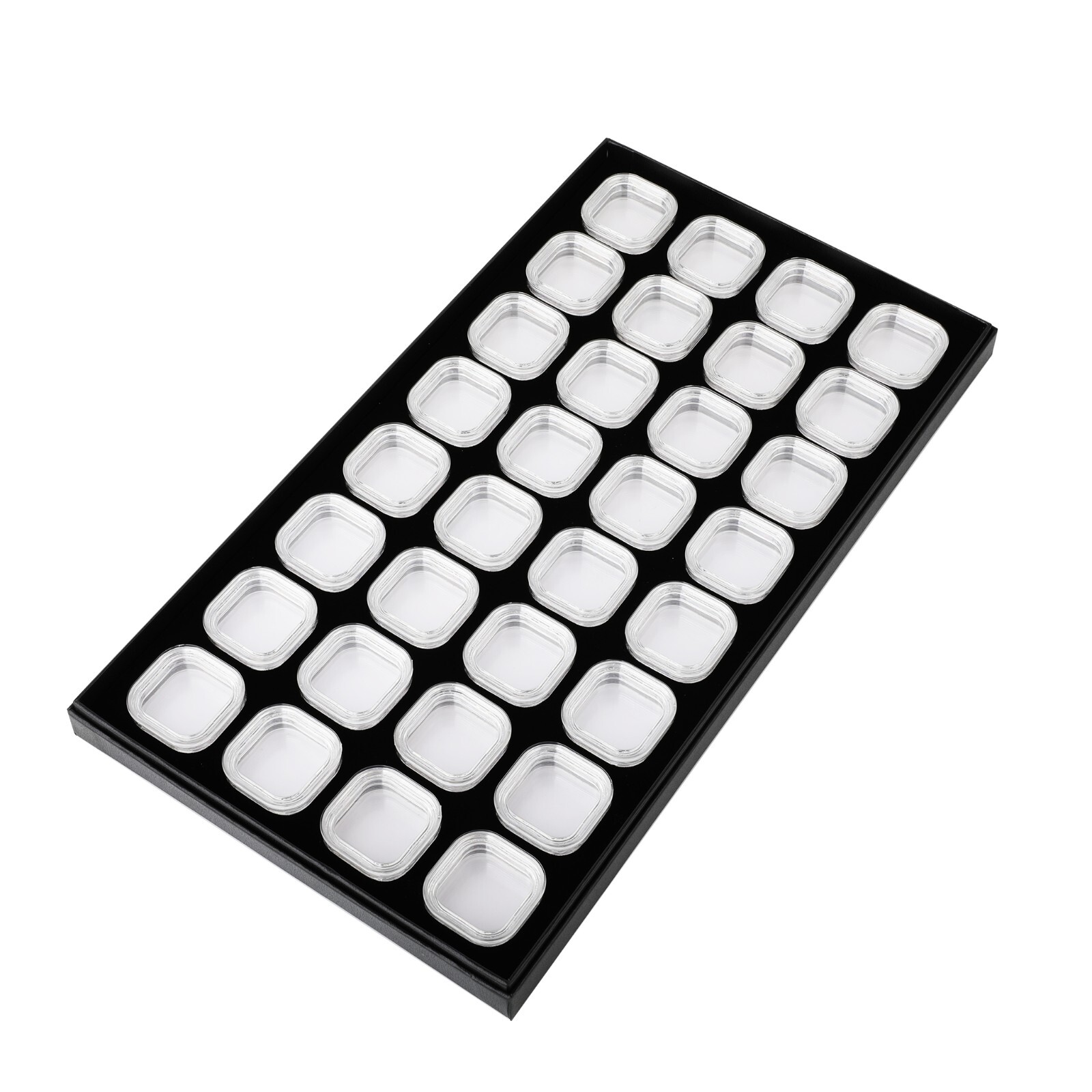 Suspension Gemstone Box Set – 32-Piece Display Tray with Memory Film