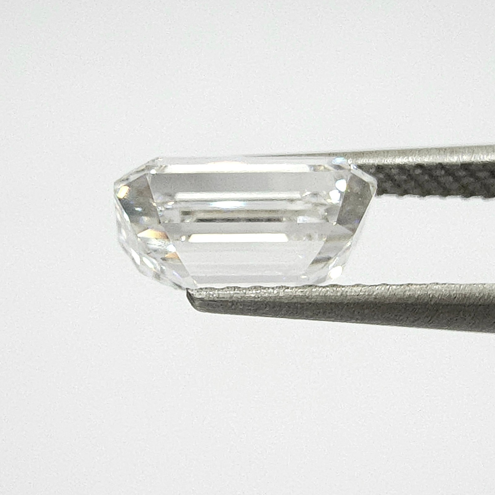 2.01 Ct E Flawless Emerald Cut Natural Diamond GIA Loose Treated FL