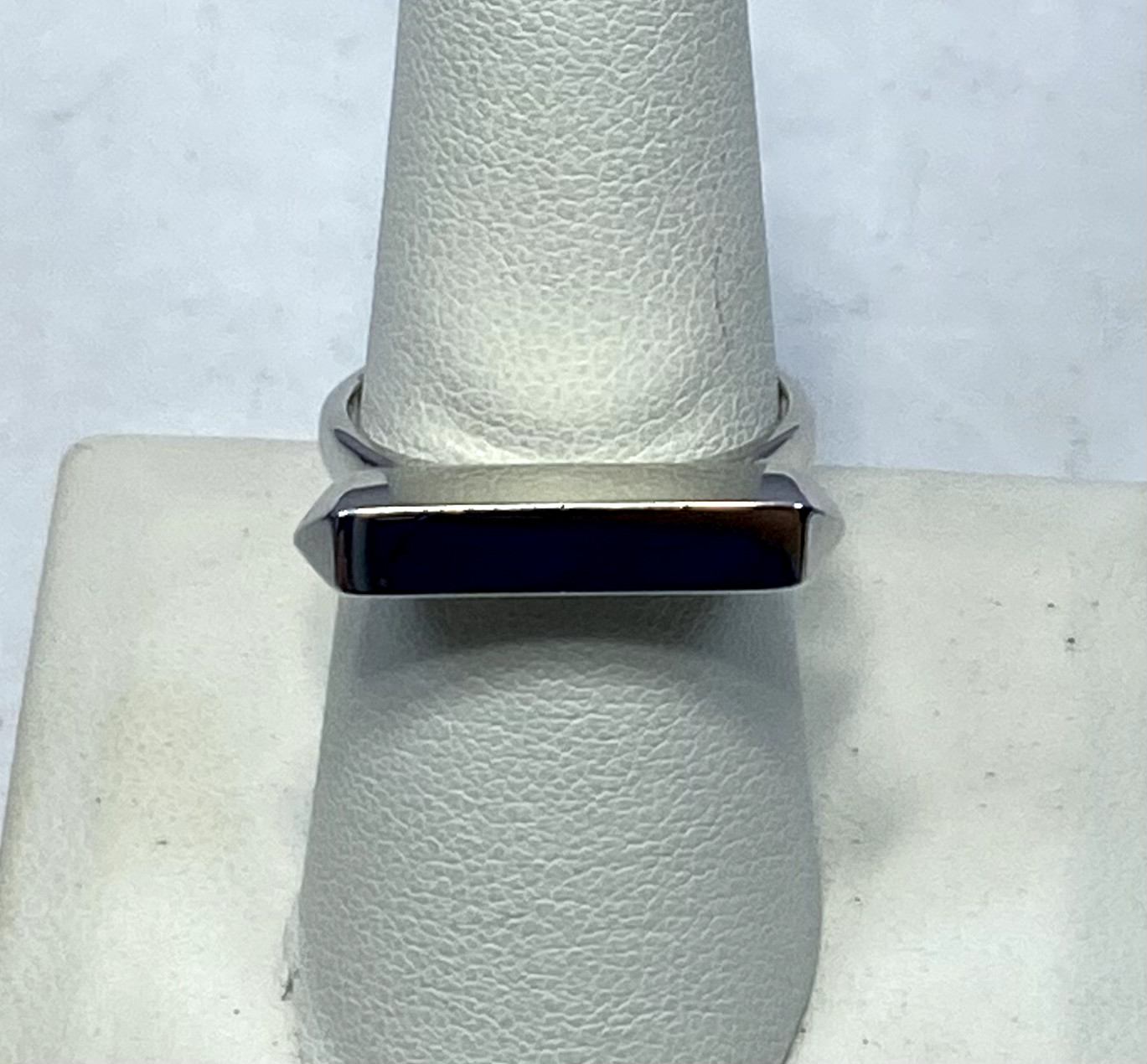Kit Heath Manhattan Short Bar Ring Sterling Silver Size 8 NWT 5.4g