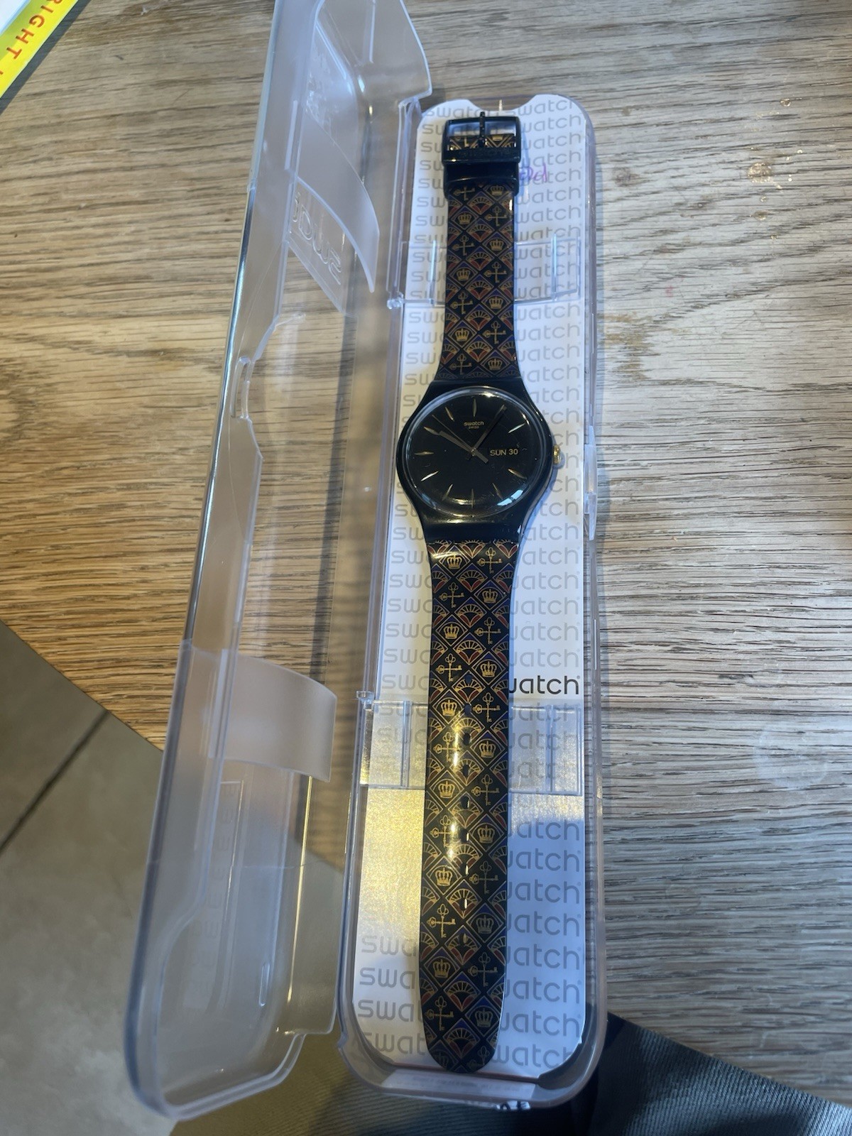 Job Lot 4x Swatch New Gent Watches 41mm Case Clear Cases Orangeboost Swiss Made