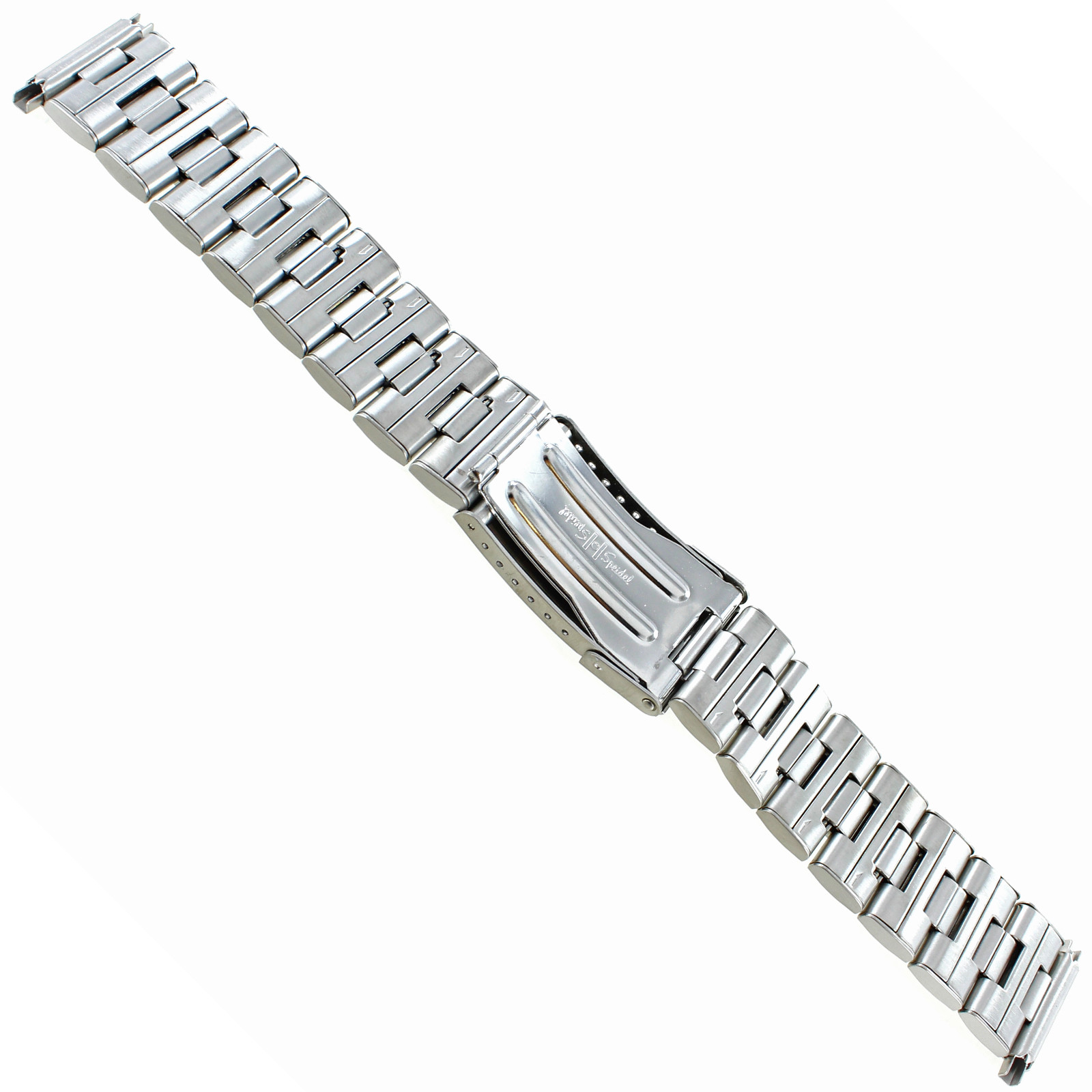 18-22mm Speidel Stainless Two Tone Deployment Buckle Watch Band 1624/15