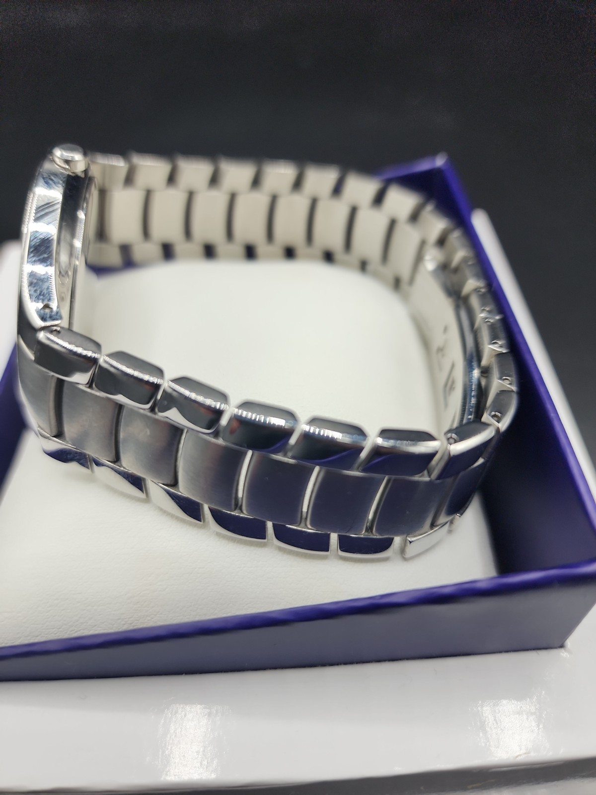 Movado Museum Stainless Steel Men’s Wristwatch – New Battery No Box