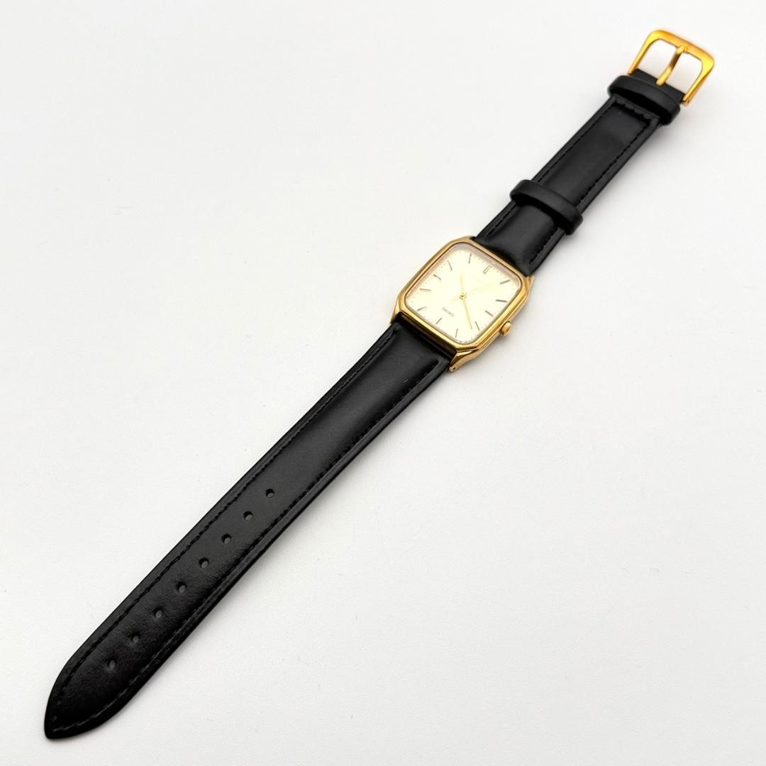 Vintage Seiko SPIRIT Square Gold Watch, New Battery, Men’s, Working Conditio