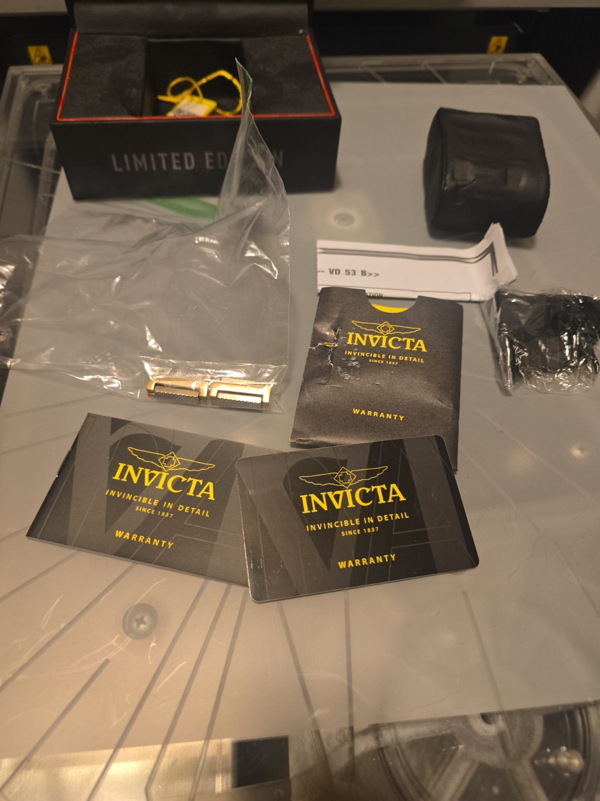 Invicta Marvel Iron Man Watch 26799 52mm Red Gold