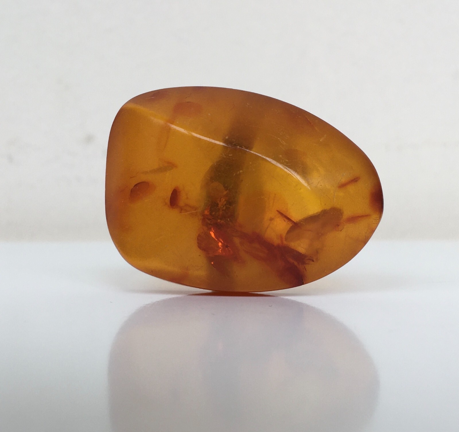 Ring made of Natural Amber Cupronickel USSR period Size 8 18.25 mm 8.86 gr