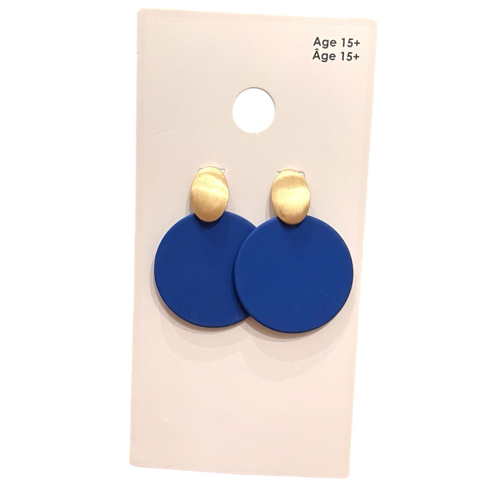 NWT Blue Green Gold Statement Fashion Earrings Gap