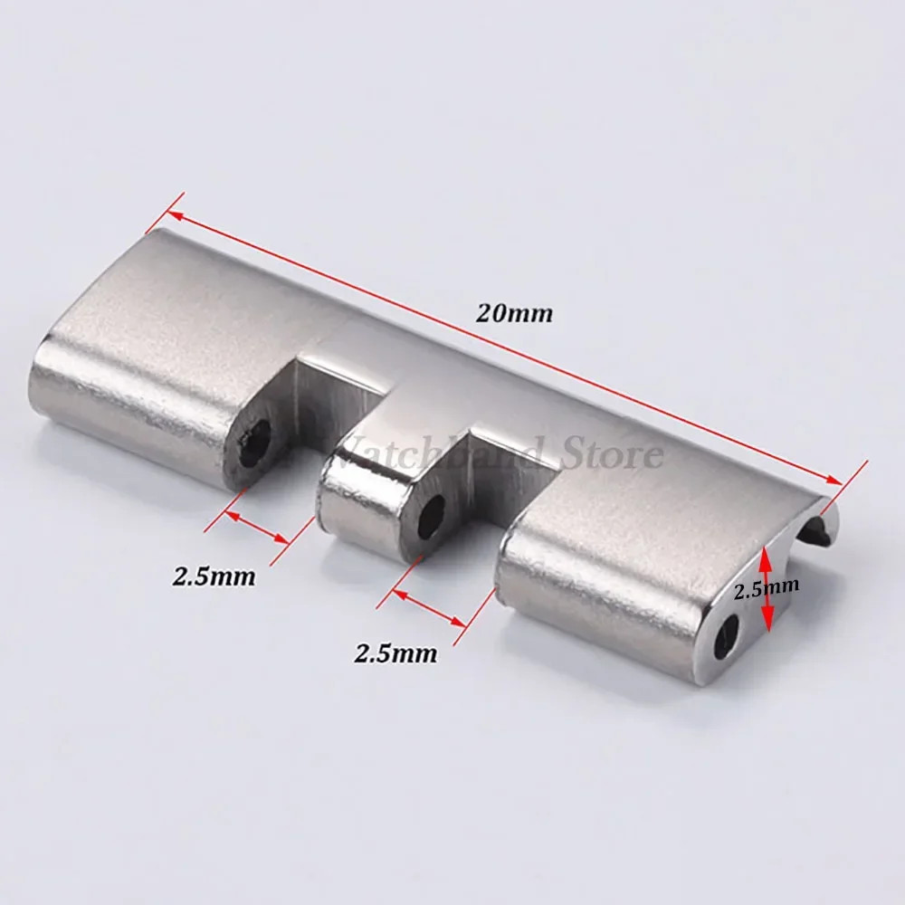 New 2pcs Watch Bracelet Curved End Links fo Seiko Skx009 Skx007 Jubilee Oyster