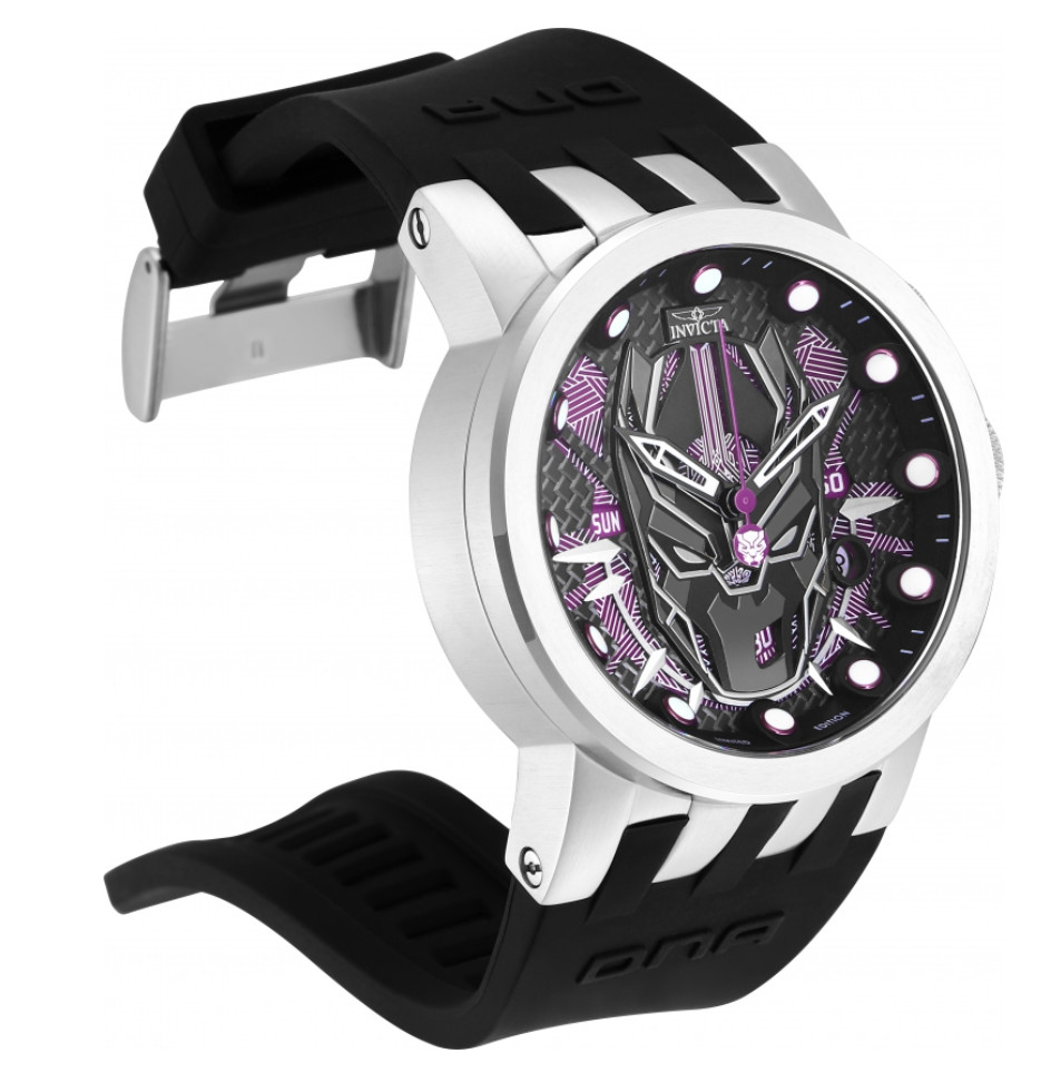 Invicta Marvel Black Panther Men’s 46mm Limited Ed Swiss Chronograph Watch 34682