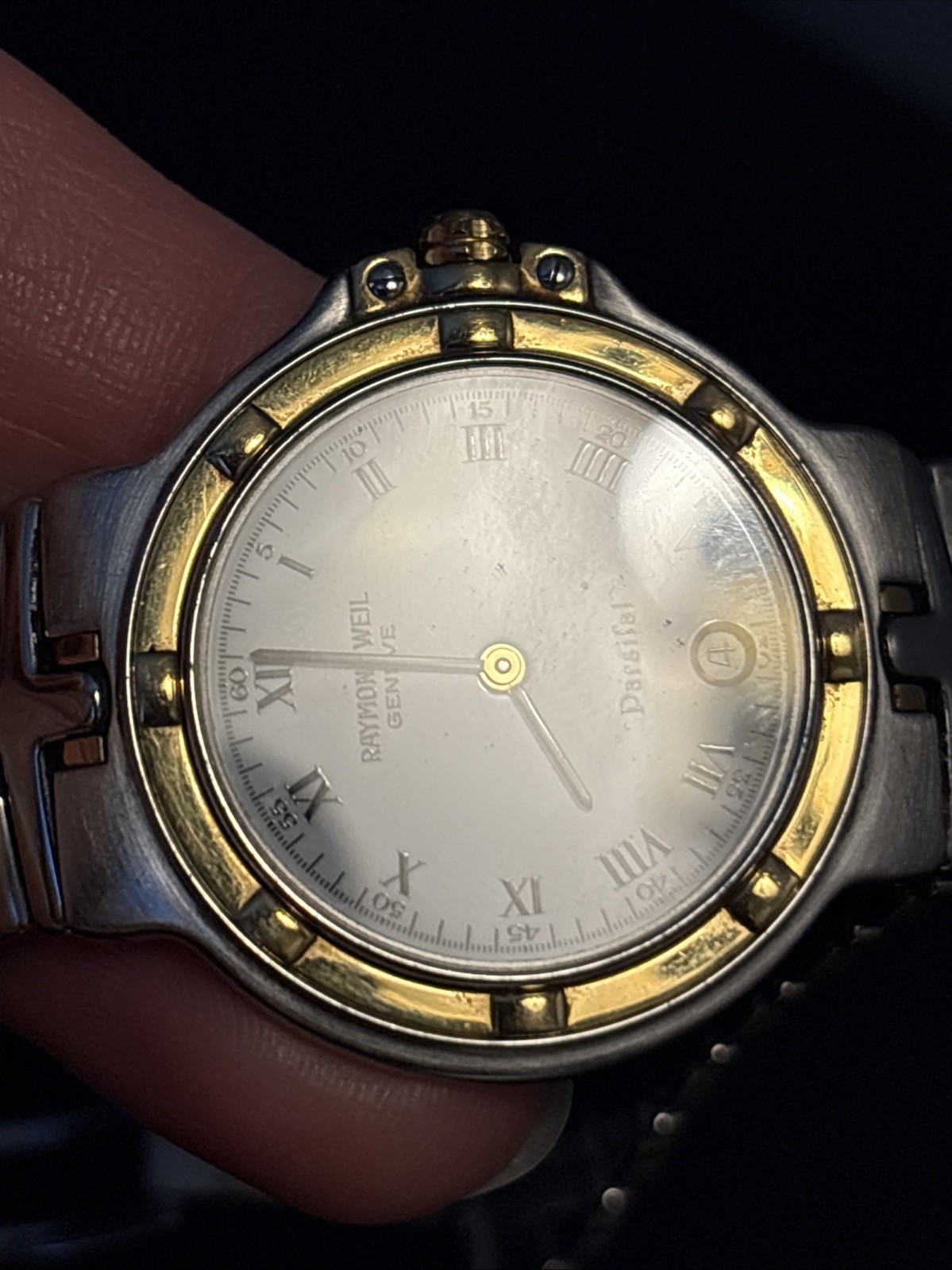 Raymond Weil Parsifal Ultra Thin Men’s Watch 18k/SS Vintage Wristwatch