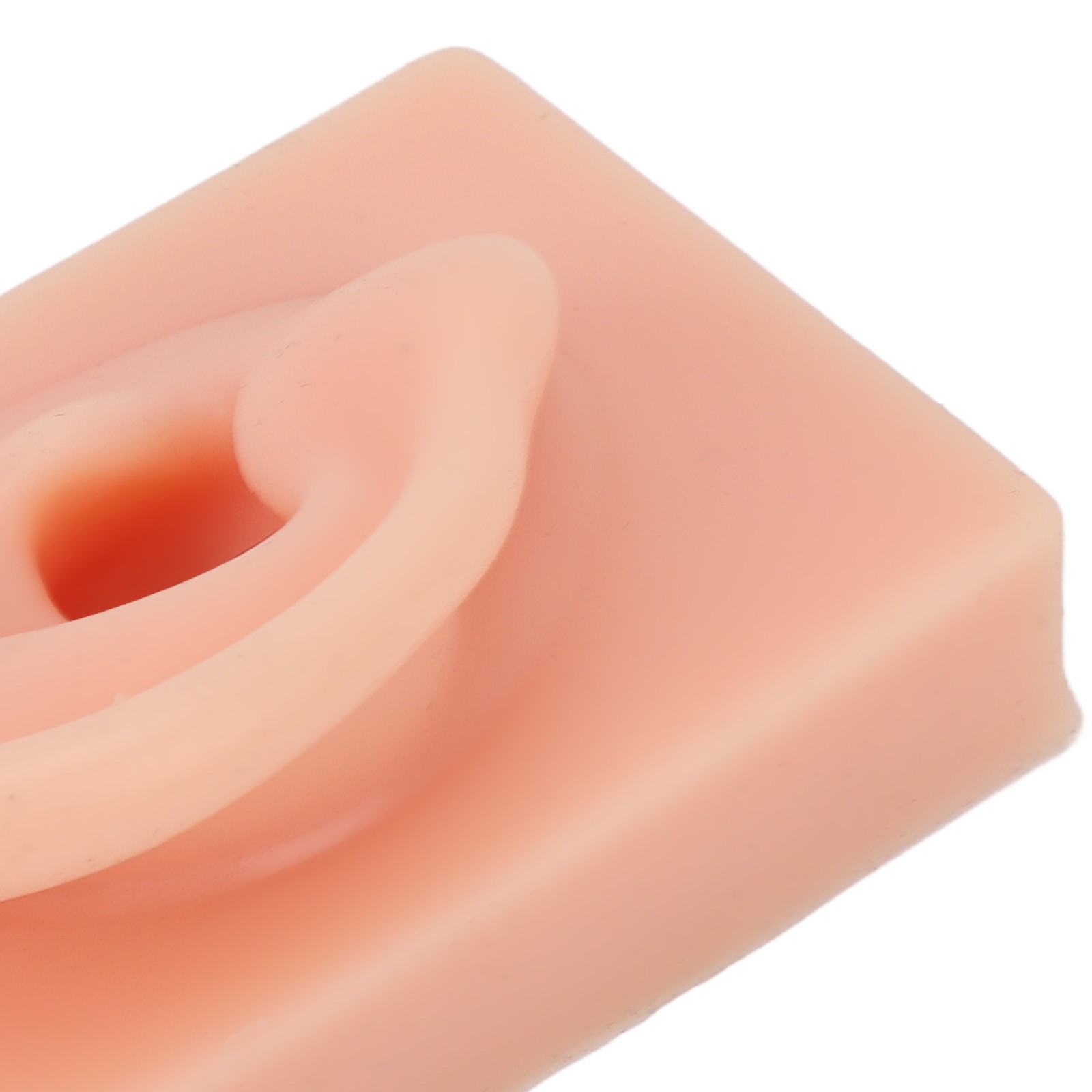 Soft Silicone Ear Model Reusable For Piercing Training (Light Complexion)