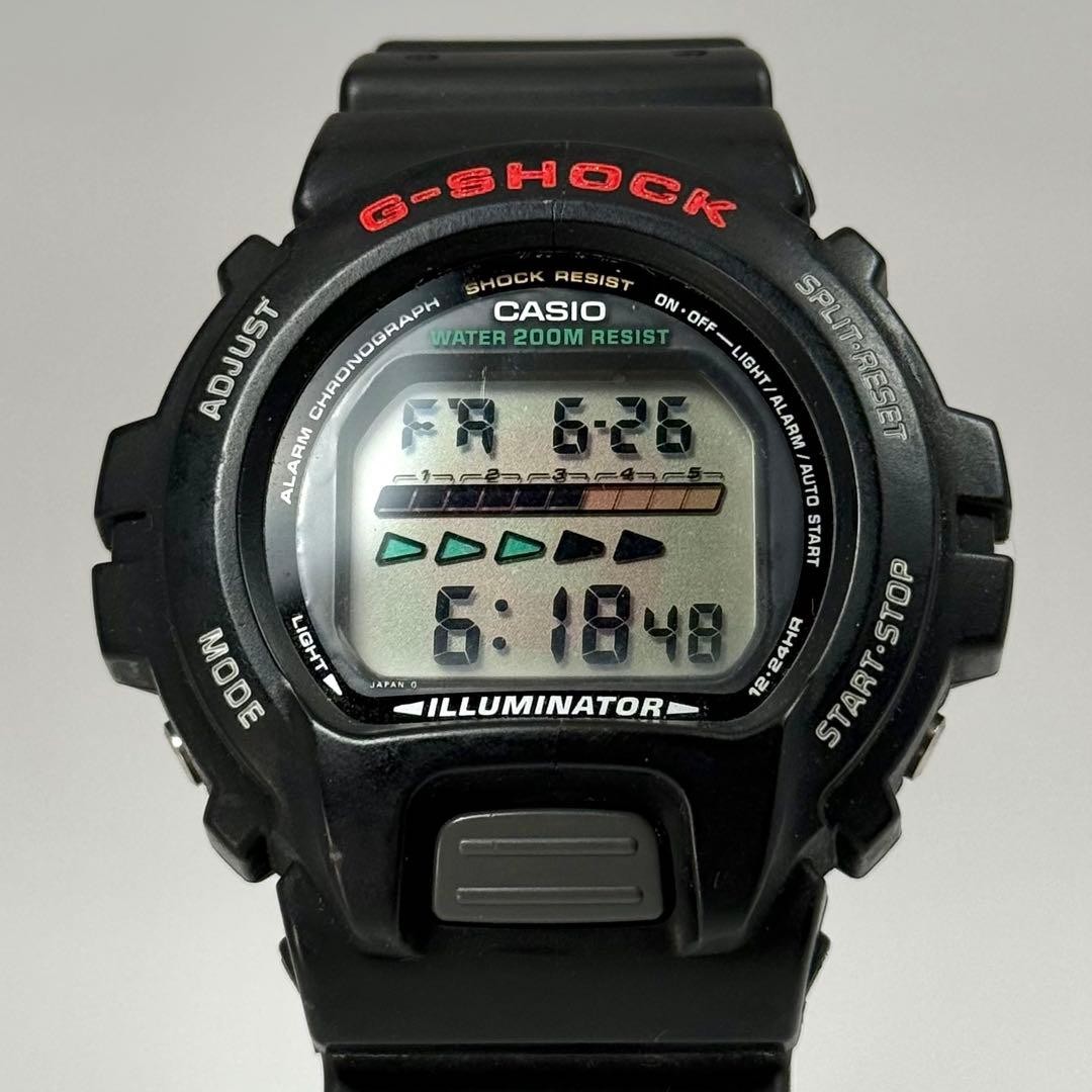 Working Casio G SHOCK DW 6600 1V digital black