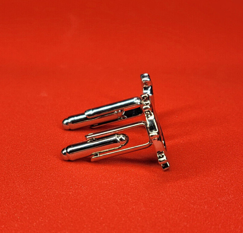 Timeless Nautical Anchor & Ship Wheel Cufflinks – Versatile Gift for Men Formal