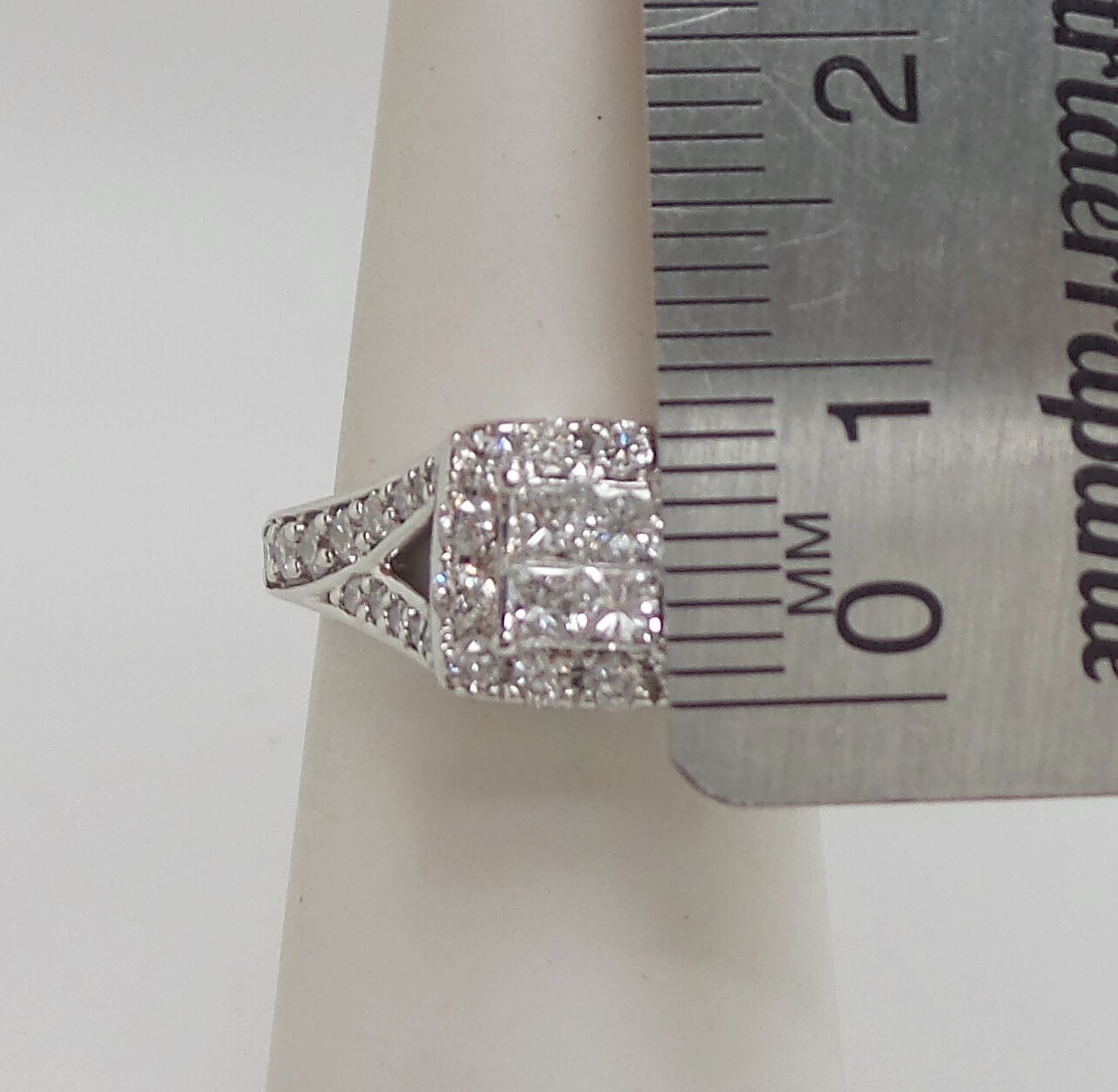 1CT Natural Diamond Anniversary Engagement Wedding Bridal Ring 14K White Gold