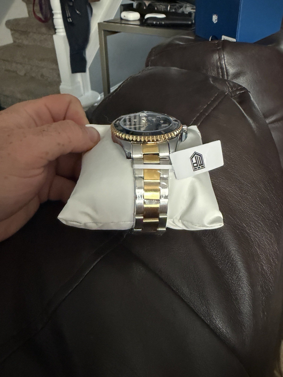 Invicta x Montres Prestige Men’s Watch 42mm Gold/Black- $195