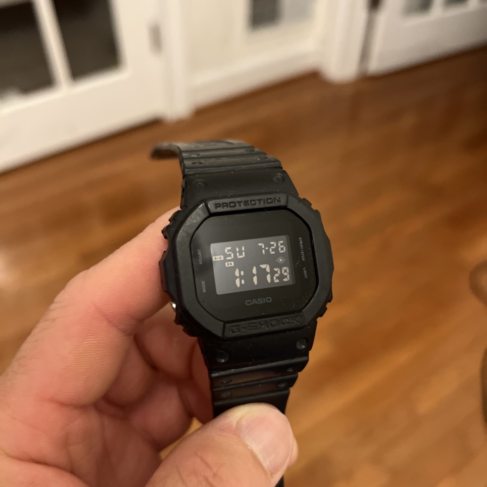 Casio G-SHOCK DW-5600BB Men’s Digital Shock-Resistant 200m Black Resin
