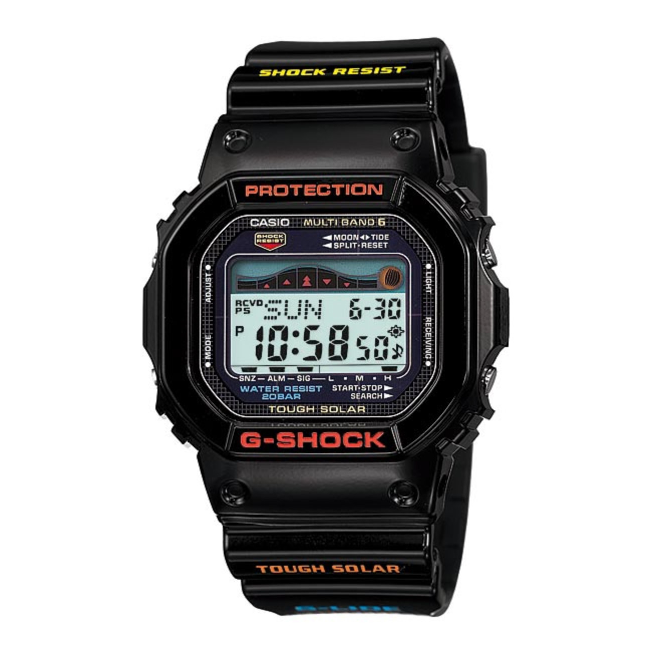 CASIO G-Shock GWX-5600-1JF Black G-Lide Tough Solar Radio Men’s Watch New in Box