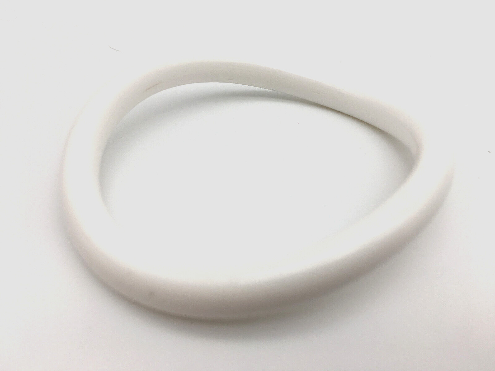 Lot of 3 Bracelets, Yellow, White & Black Lucite Wavy Bangle Bracelets
