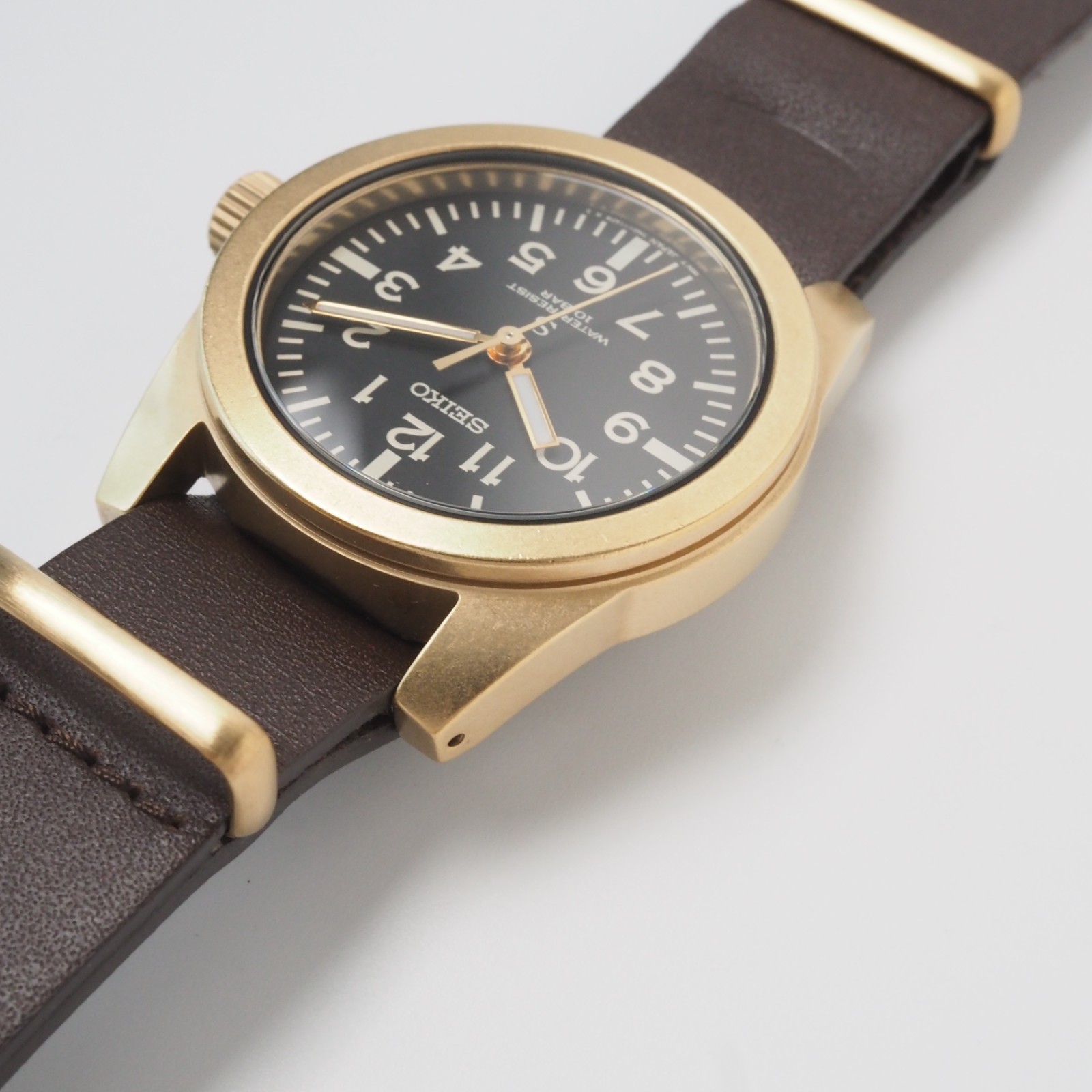 SEIKO SUS NANO Universe Limited Edition SCXP174/7N01-0KS0 Quartz Gold Box