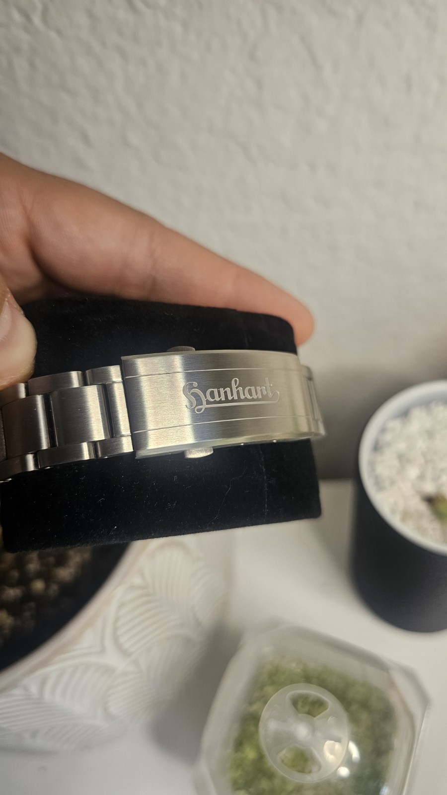 Hanhart Preventor HD12 Blue Dial on Bracelet (HA-125D)