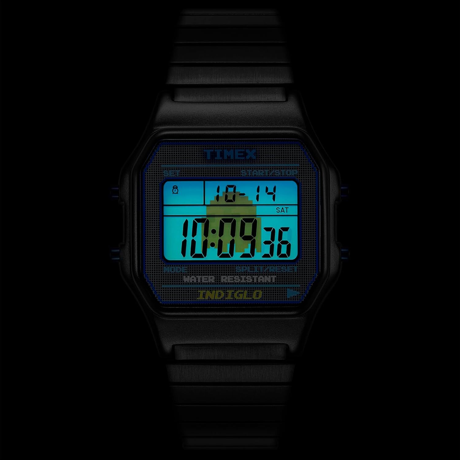 [TIMEX] Watch PAC-MAN x TIMEX Classic Digital Metal 34MM TW2V94200 Black