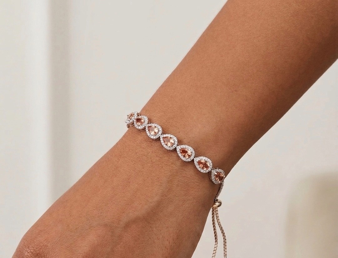 925 Sterling Silver Zultanite Color-Changing Gemstone Bracelet – Adjustable