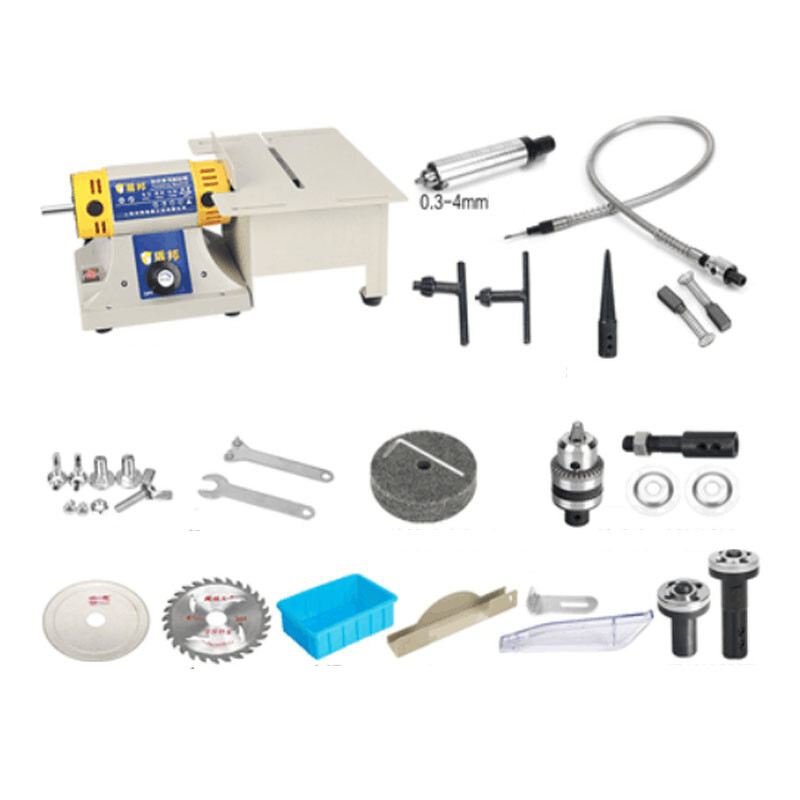 220V 750W Precision Bench Grinding Machine Gem Jewelry Rock Polishing Machine