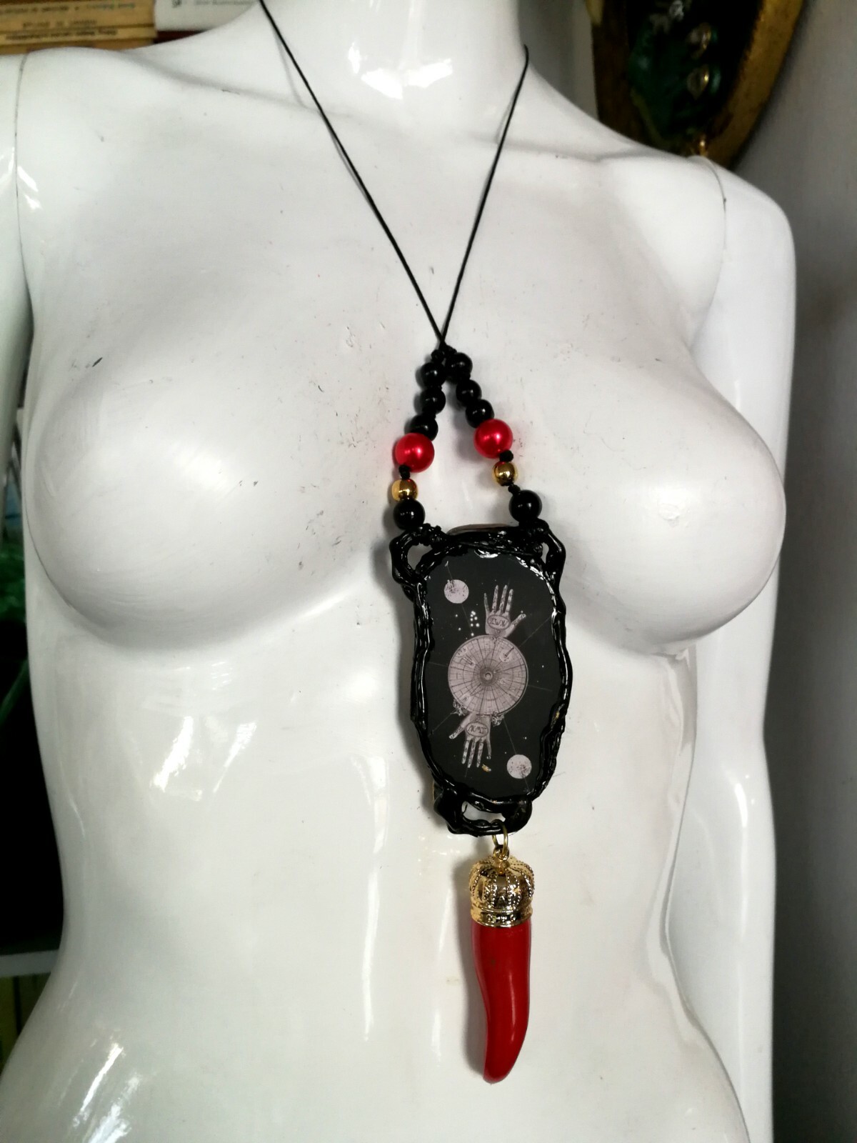Lucky Horn Plenty Talisman Pendant Necklaces Amulet Good Luck Money Attraction