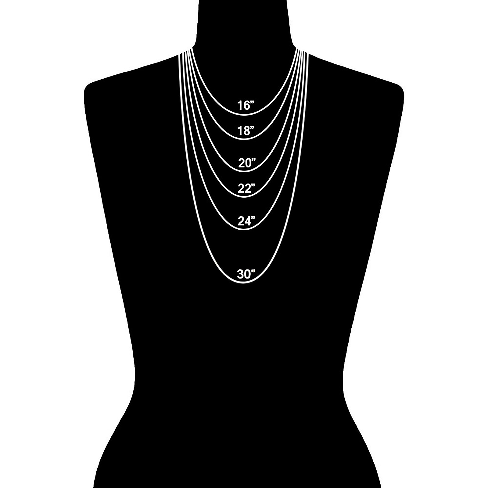 Sterling Silver 1.8mm CURB Chain Necklace 925 Italy 16, 18, 20, 22, 24, 30″ NEW
