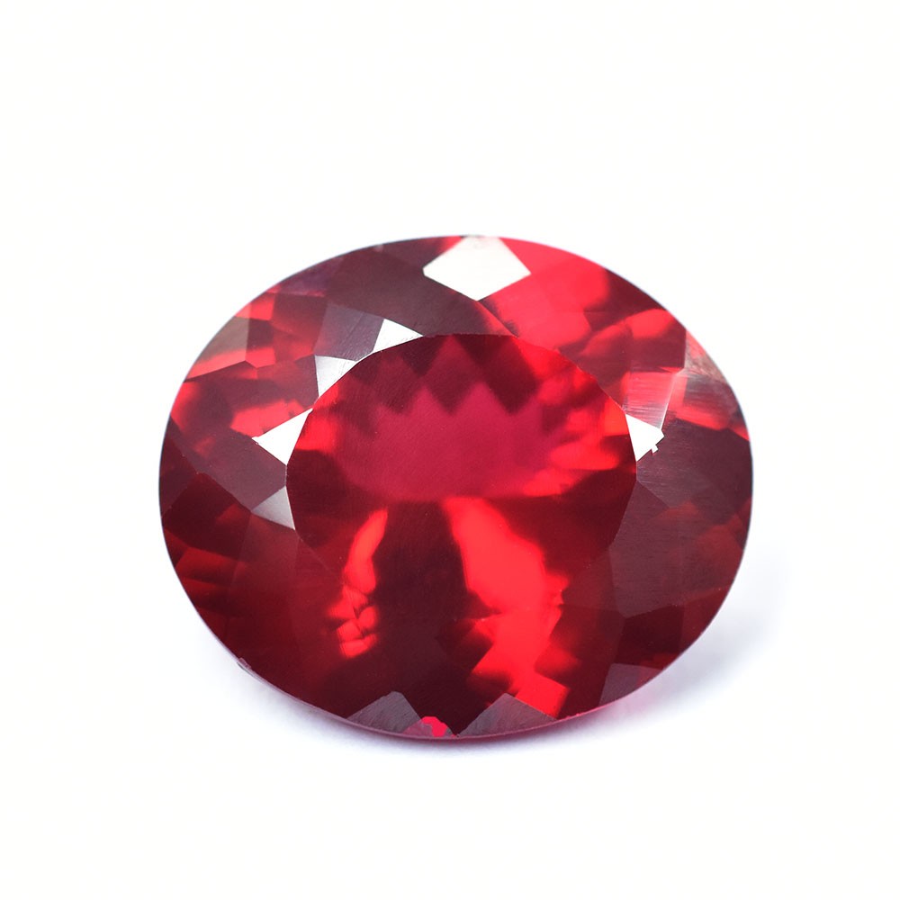 Natural Red Ruby 23.15 Ct CERTIFIED Oval Cut Loose Gemstone For Jewelry Making