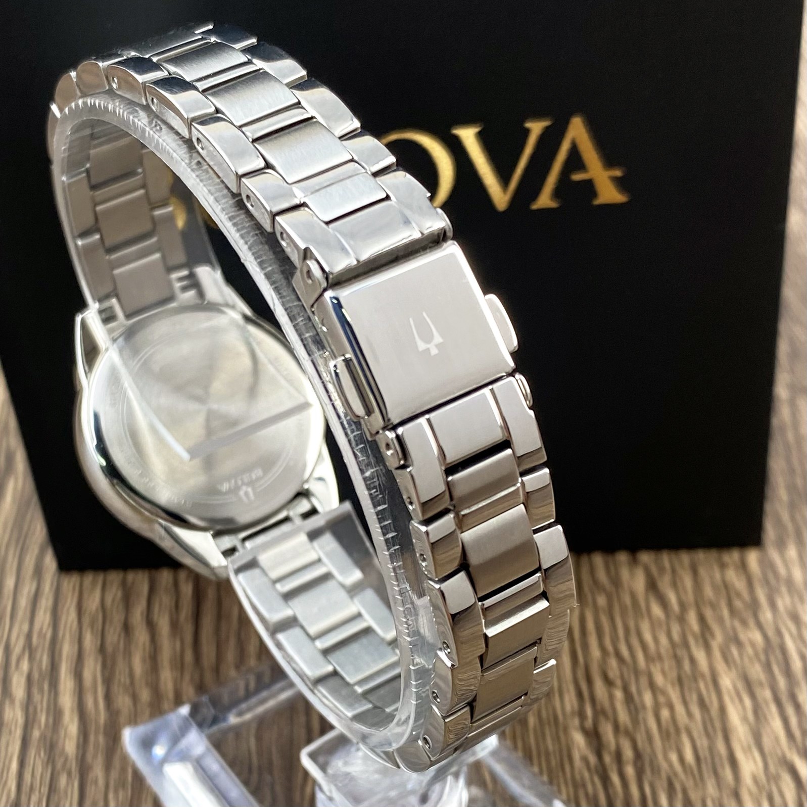 Bulova Sutton 96P219 Diamonds White Dial Stainless Steel Women’s Watch