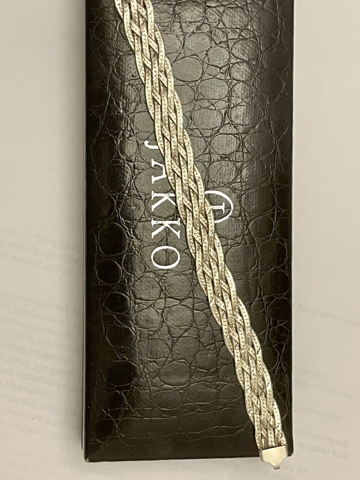 Vintage stunning Italian sterling silver bracelet as seen & Described 9.8gr