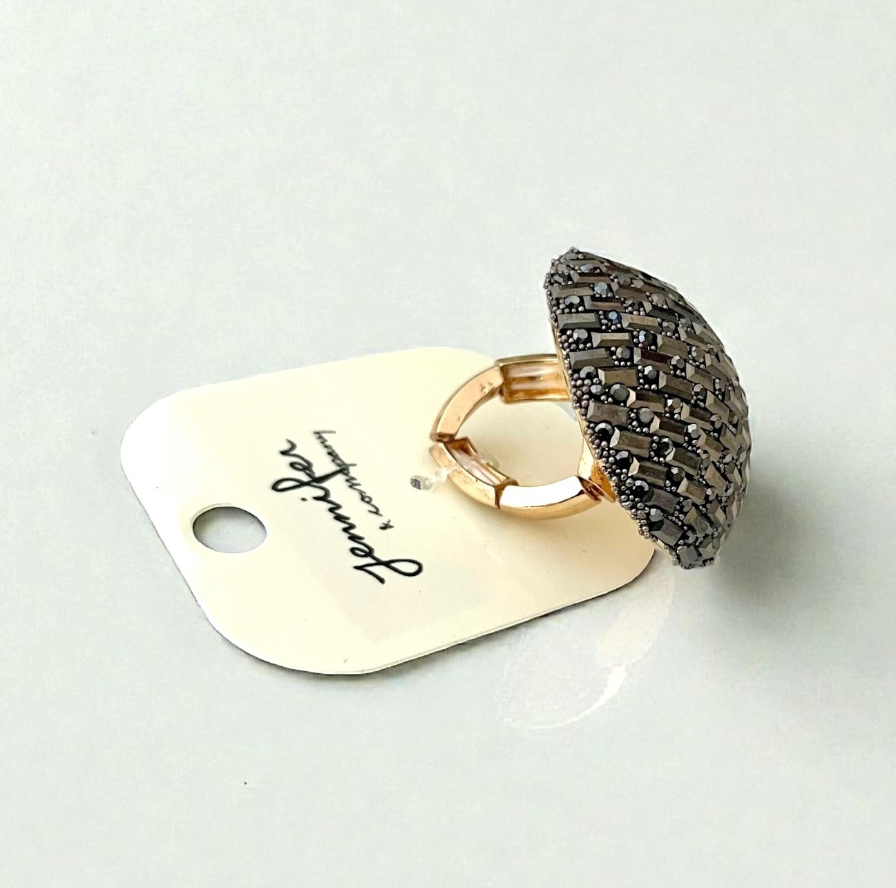 Brown Big Dome Cocktail Big Ring Party Oversized Costume Jewelry