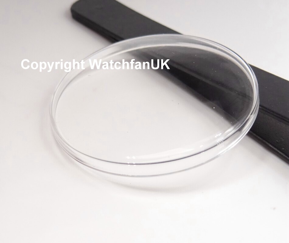 Watch Glass Acrylic Crystal – Domed – 1mm thick range 17mm to 40mm X 5