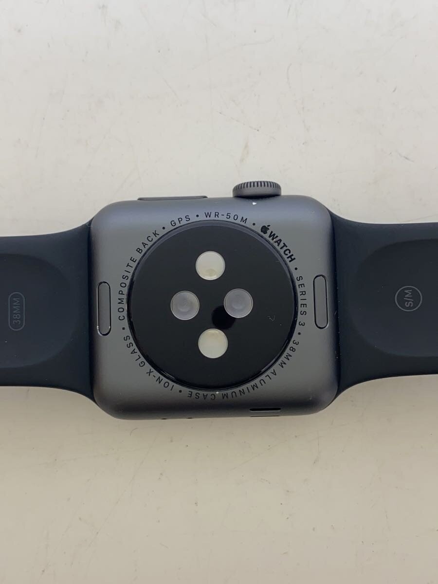 Apple 38mm Quartz Analog Rubber Mens Watch Excellent JAPAN