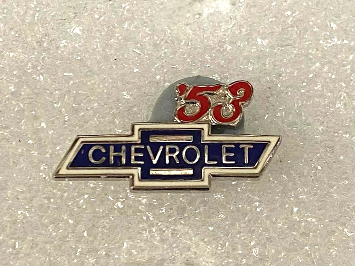 1953-1971 Chevrolet Hat Pin Pinback Car Lapel Tie Tac Tack Metal Enamel CHOOSE