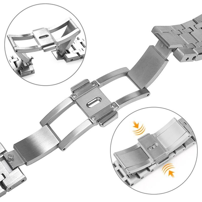 Steel AP Bezel Mod Kit Case Band for G-Shock GA-2100 GA2110 GM-2100 Cover Strap