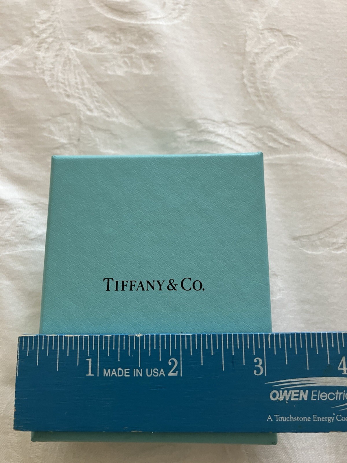 Tiffany & Co. Empty Blue Gift Box Pouch 2pc Set Free Shipping