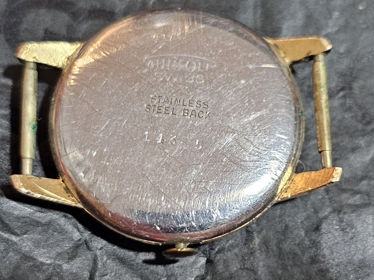Aureole Swiss Watch 17 Jewels Mens Watch 10k GF Winder Runing
