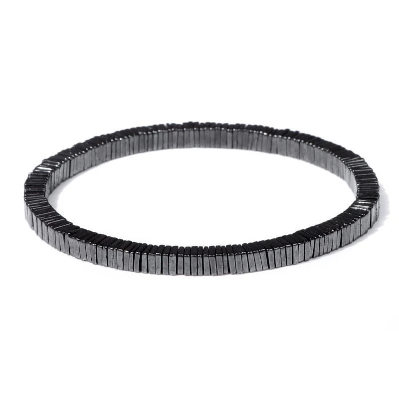 Hematite Bracelet for Men, 2025 New No-magnetic Black Bracelet