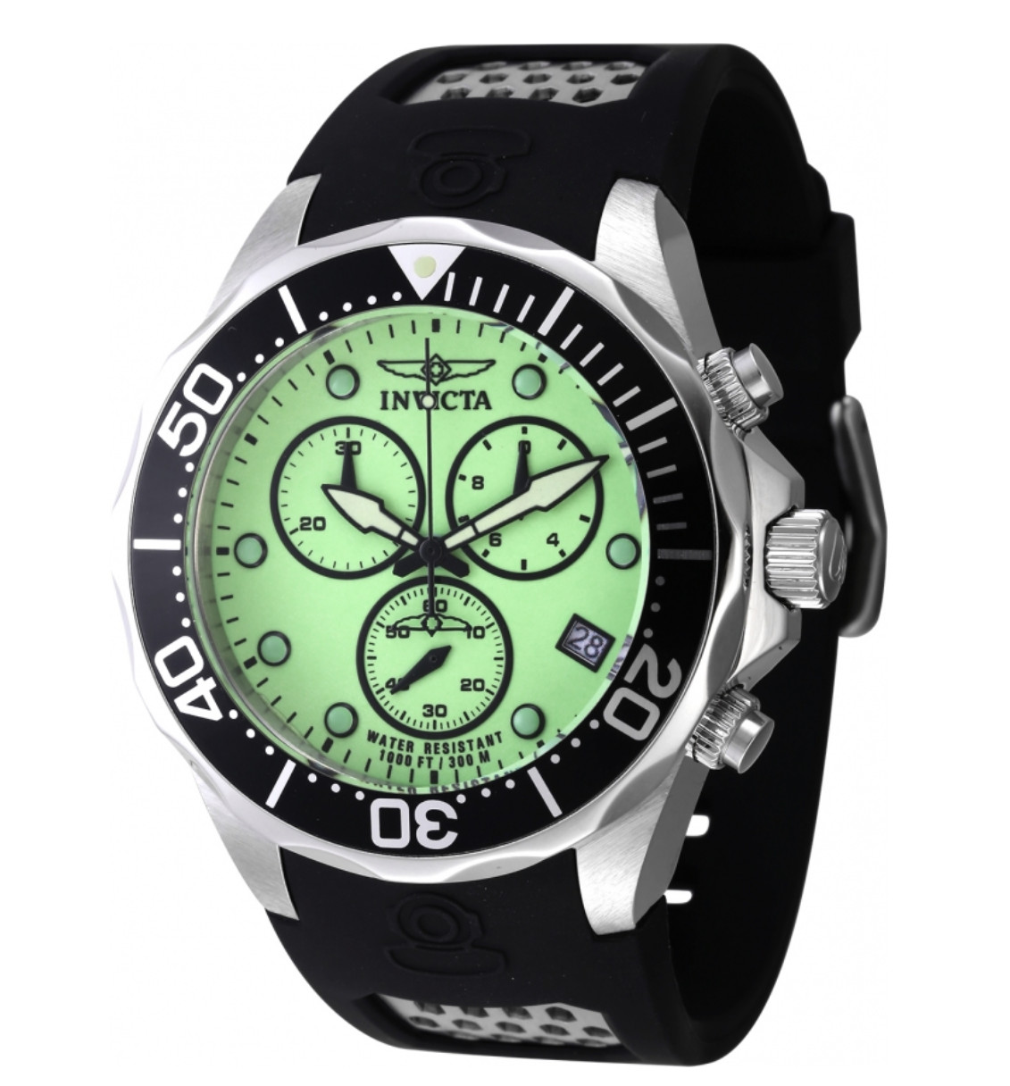 Invicta Pro Diver Super LUME Dial Men’s 47mm Swiss ETA G10 Chrono Watch 11483