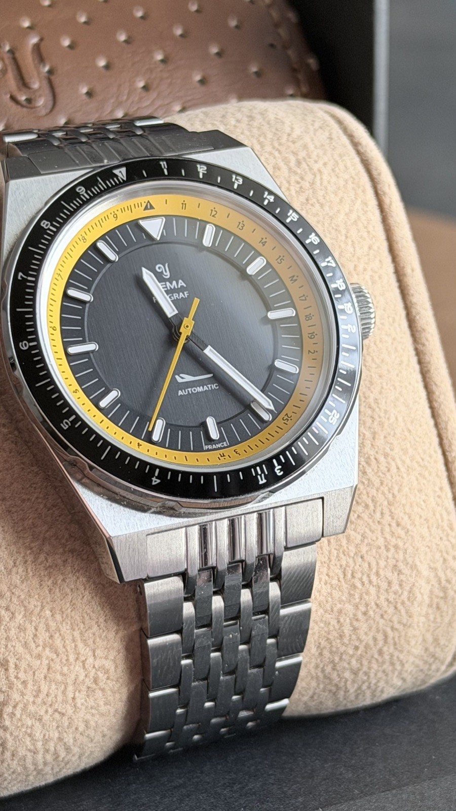 YEMA Flygraf CMM.10 Reissue 39mm Automatic Ref. 21.14.36.SN.M Mint