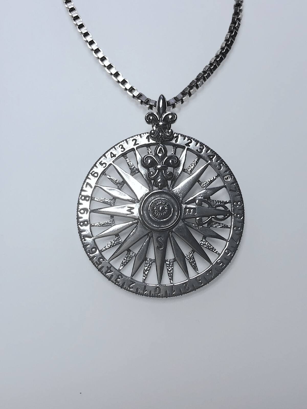 Wildthings Sterling Silver Compass Pendant