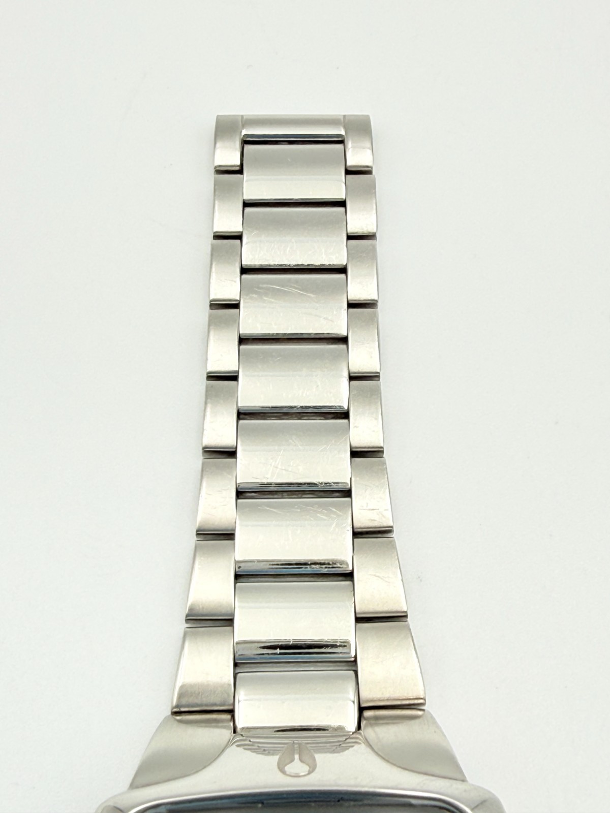 NIXON The SMALL PLAYER Qz Silver Black Dial Watch Wrist 16cm (6.3 in) – Rank C