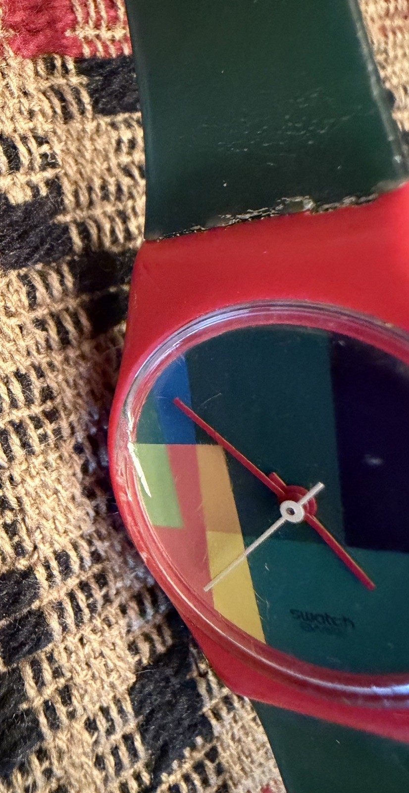 Swatch Watch McSwatch LR 105 Vintage 1985 Working! Ladies