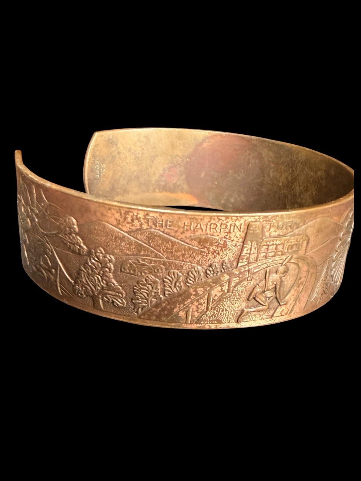 5 Vintage Southwest Copper Cuffs