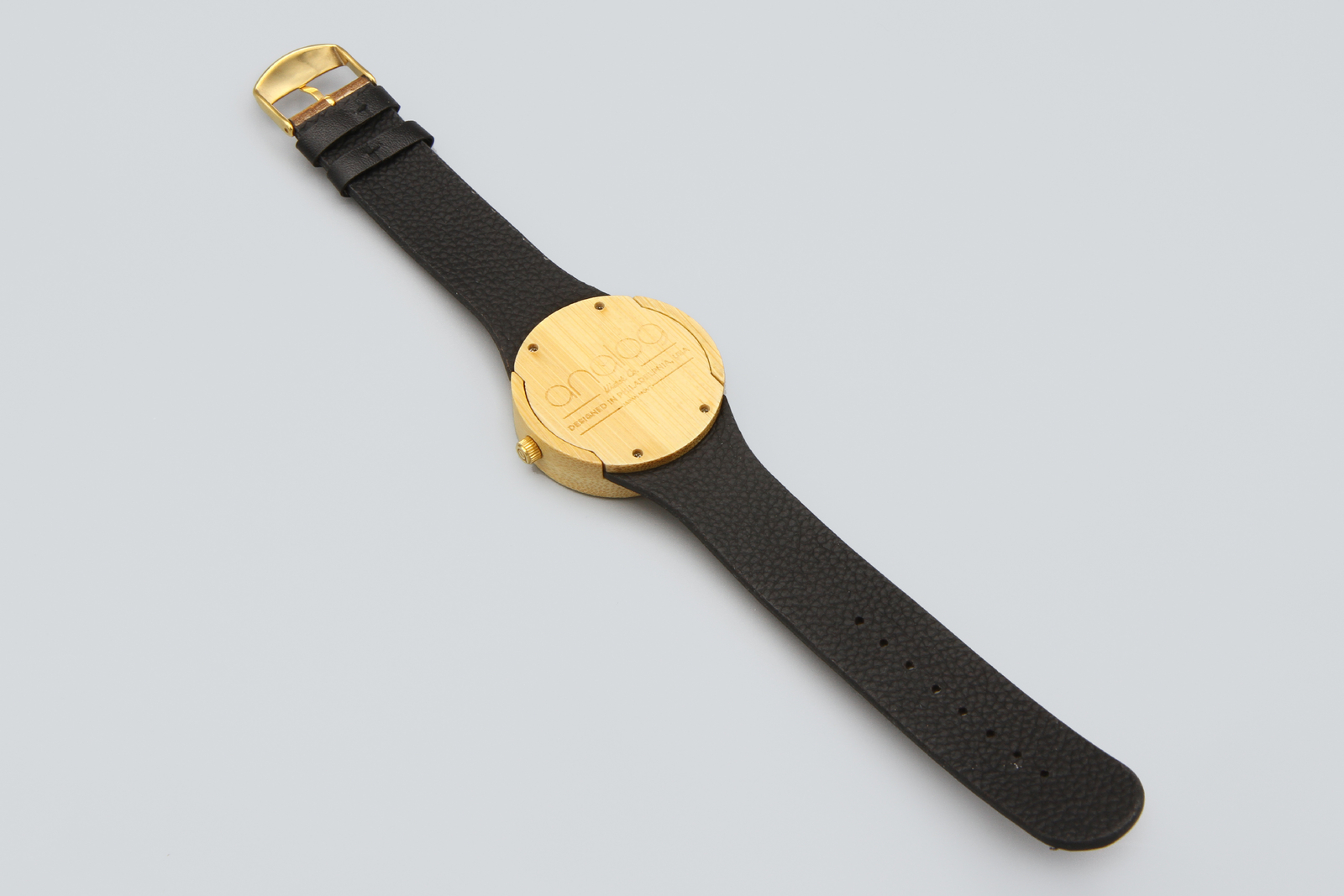 Working Analog Wrist Watch, Teak Wood Strap and Bamboo Body, Running Watch